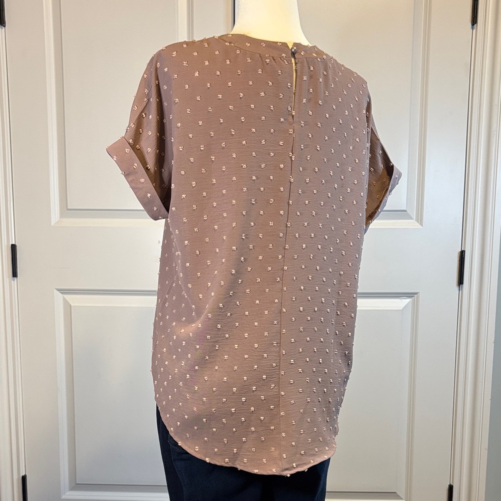 Pink Textured Blouse - Picture 4 of 7